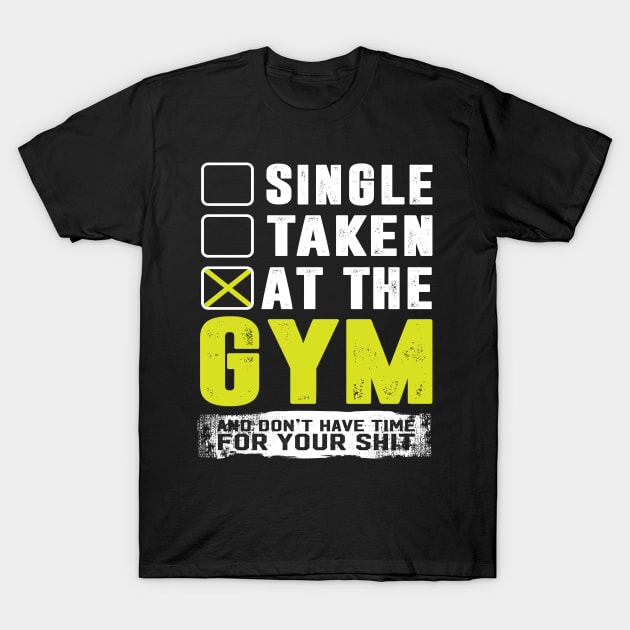 gym single taken at the gym T-Shirt by worshiptee